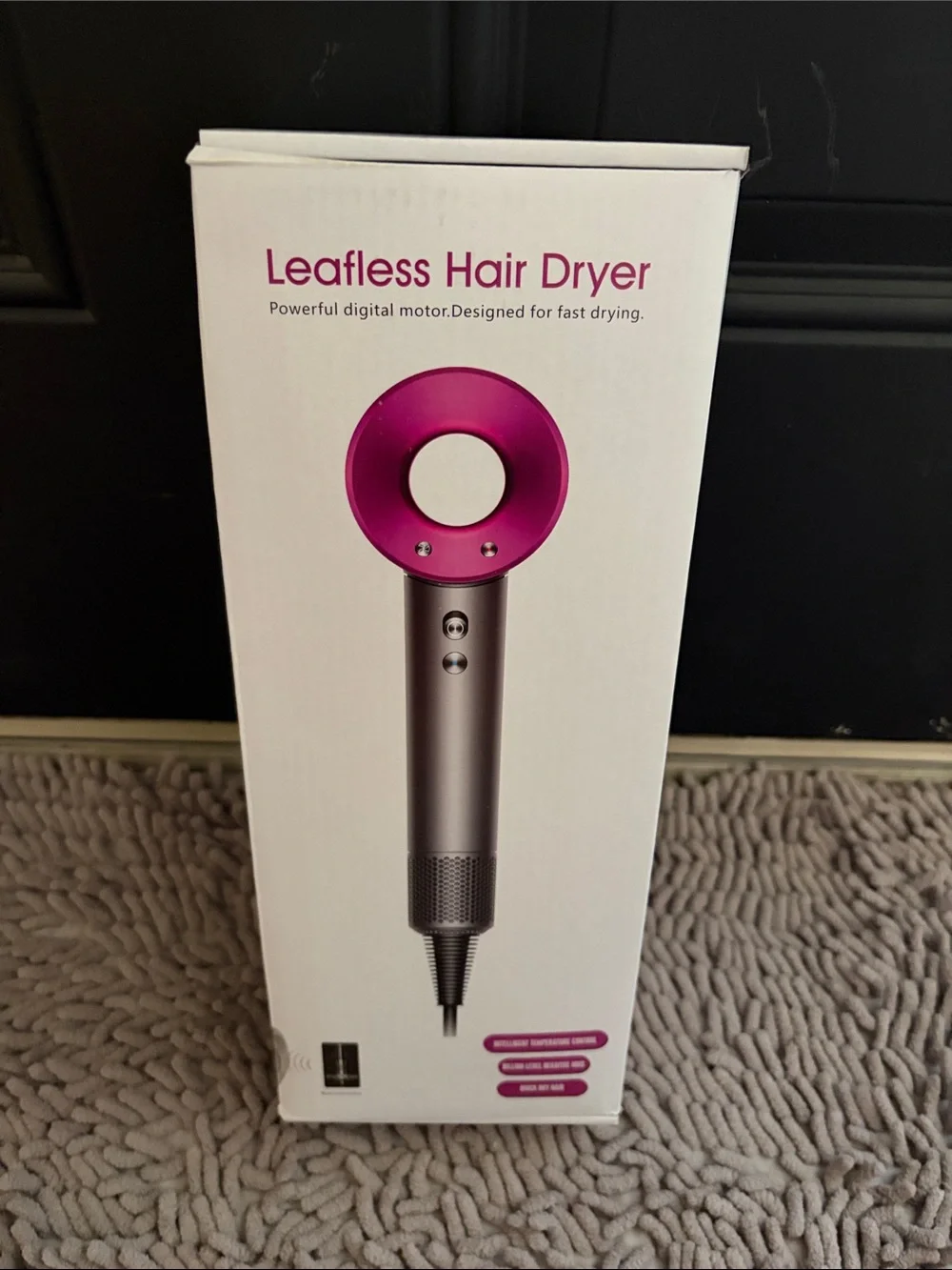 Leafless Hair Dryer - Rose Gold and Cream